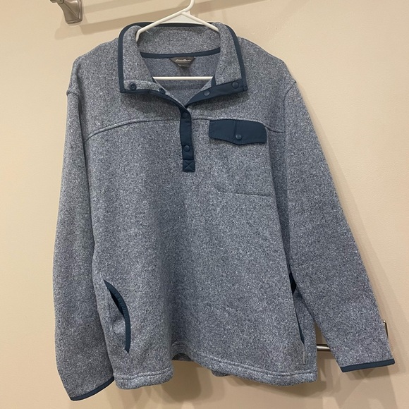 Eddie Bauer Fleece Pullover Shirt - Picture 2 of 3